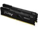 Kingston FURY Beast 32GB (2 x 16GB) 288-Pin PC RAM DDR4 3200 (PC4 25600) Desktop Memory Model KF432C16BB1K2/32