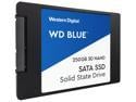 WD Blue 3D NAND 250GB Internal SSD - SATA III 6Gb/s 2.5"/7mm Solid State Drive - WDS250G2B0A