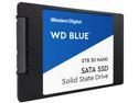 WD Blue 3D NAND 2TB Internal SSD - SATA III 6Gb/s 2.5"/7mm Solid State Drive - WDS200T2B0A