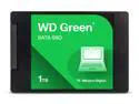 Western Digital Green 2.5" 1TB SATA III 3D NAND TLC Internal Solid State Drive (SSD) WDS100T3G0A