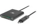 VANTEC UGT-CR970-BK SD/microSD/CF USB 3.0 USB 3.0 to Multi-Slot Aluminum Card Reader with A to C