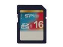 Silicon Power 16GB Secure Digital High-Capacity (SDHC) Flash Card Model SP016GBSDH010V10