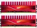 Silicon Power 16GB (2 x 8GB) DDR3 1600 (PC3 12800) CL9,UDIMM,(512Mx8 SR),w/HS Model SP016GXLYU16ANDA