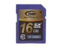 Team 16GB Secure Digital High-Capacity (SDHC) Flash Card Model TG016G0SD28X