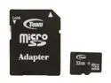 Team 32GB microSDHC Flash Card with Adapter Model TG032G0MC26A