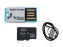 Team 8GB microSDHC Flash Card w/ USB2.0 Micro SD Card Reader TR11A1 Model TG008G0MC24C