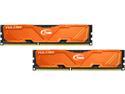 Team Vulcan 8GB (2 x 4GB) DDR3 1600 (PC3 12800) Desktop Memory (Orange Heat Spreader) Model TLAD38G1600HC9DC01