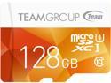 Team Group 128GB Color microSDXC UHS-I/U1 Class 10 Memory Card with Adapter, Speed Up to 80MB/s (TCUSDX128GUHS42)