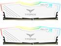 Team T-Force Delta RGB 32GB (2 x 16GB) 288-Pin PC RAM DDR4 3600 (PC4 28800) Desktop Memory Model TF4D432G3600HC18JDC01