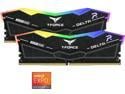 Team T-Force Delta RGB 32GB (2 x 16GB) 288-Pin PC RAM DDR5 7200 (PC5 57600) Desktop Memory Model FF3D532G7200HC34ADC01