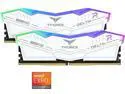 Team T-Force Delta RGB 64GB (2 x 32GB) 288-Pin PC RAM DDR5 6000 (PC5 48000) Desktop Memory Model FF4D564G6000HC38ADC01