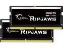 G.SKILL Ripjaws SO-DIMM 32GB (2 x 16GB) 262-Pin DDR5 SO-DIMM DDR5 4800 (PC4 38400) Laptop Memory Model F5-4800S3434A16GX2-RS