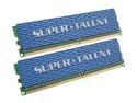SUPER TALENT 2GB (2 x 1GB) DDR2 800 (PC2 6400) Dual Channel Kit Desktop Memory Model T800UX2GC5