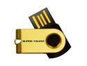 SUPER TALENT MS Series 8GB Flash Drive (USB2.0 Portable) Model MS-GOLD8GB