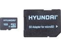 Hyundai 16GB microSDHC Flash Memory with Adapter Model MHYMSDC16GC10