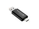 TEAM X1 MAX DRIVE 256GB BLACK USB 3.2 Gen2 External Solid State Flash Drive, Dual Interface Type-C and Type-A, Compatible with Smartphone/ Tablet/ PC/ Chromebook, Speed Up to 1000MB/s (TX1MAX3256GB01)