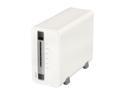 QNAP TS-212-US Diskless System All-in-one NAS Server with iSCSI for SOHO and Home Users