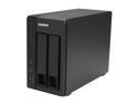 QNAP TS-219PII-US Diskless System All-in-one NAS for Home & SOHO Cloud-ready with Superior Performance