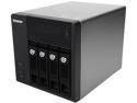 QNAP TVS-471-i3-4G-US 4-Bay Intel Core i3 3.5 GHz Dual Core, 4GB RAM, 4 LAN, 10G-ready with 4K Video Playback and Transcoding