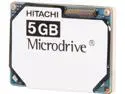 Hitachi GST Microdrive 3K8 HMS361006M5CE00-5 5GB 3600 RPM 128KB Cache IDE Ultra ATA33 / ATA-4 1" Internal Hard Drive Bare Drive