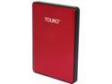 HGST 1TB Touro S High-Performance Ultra-Portable Drive USB 3.0 Model 0S03778 (HTOSPA10001BCB) Red