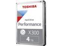TOSHIBA X300 HDWR440XZSTA 4TB 7200 RPM 256MB Cache SATA 6.0Gb/s 3.5" Desktop Internal Hard Drive Retail Packaging