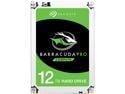 Seagate BarraCuda Pro ST12000DM0007 12TB 7200 RPM 256MB Cache SATA 6.0Gb/s 3.5" Internal Hard Drive Bare Drive