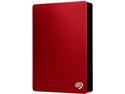 Seagate Backup Plus 4TB USB 3.0 Portable External Hard Drive - STDR4000902 (Red)