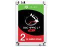 Seagate IronWolf 2TB NAS Hard Drive 5900 RPM 64MB Cache SATA 6.0Gb/s CMR 3.5" Internal HDD for RAID Network Attached Storage ST2000VN004