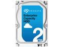 Seagate Enterprise Capacity 3.5" HDD 2TB 7200 RPM 512n SATA 6Gb/s 128MB Cache Secure Model Internal Hard Drive ST2000NM0065