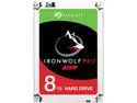 Seagate IronWolf Pro ST8000NE0021 8TB 7200 RPM 256MB Cache SATA 6.0Gb/s 3.5" Internal Hard Drive Bare Drive