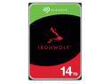 Seagate IronWolf 14TB NAS Hard Drive 7200 RPM 256MB Cache SATA 6.0Gb/s CMR 3.5" Internal HDD for RAID Network Attached Storage ST14000VN0008