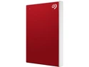 Seagate 1TB Backup Plus Slim Portable External Hard Drive USB 3.0 STHN1000403 Red + 1Yr Mylio Create + 2MO Adobe CC Photography