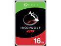 Seagate IronWolf 16TB NAS Hard Drive 7200 RPM 256MB Cache SATA 6.0Gb/s CMR 3.5" Internal HDD for RAID Network Attached Storage ST16000VN001