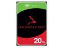 Seagate IronWolf Pro ST20000NT001 20TB 7200 RPM 256MB Cache SATA 6.0Gb/s 3.5" Internal Hard Drive
