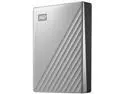 WD 4TB Silver My Passport Ultra Portable Storage External Hard Drive USB-C for PC/Windows (WDBFTM0040BSL-WESN)