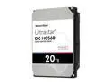 WD Ultrastar DC HC560 0F38785 20TB Hard Drive 512MB Cache 7200 RPM SATA 6.0Gb/s 512E SE NP3 3.5" Internal HDD (WUH722020BLE6L4) - OEM