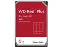 WD Red Plus 6TB NAS Hard Disk Drive - 5400 RPM Class SATA 6Gb/s, CMR, 64MB Cache, 3.5 Inch - WD60EFRX