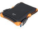 Silicon Power 1TB Armor A30 Shockproof Portable Hard Drive USB 3.0 Model SP010TBPHDA30S3K Black