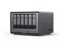 UGREEN NASync DXP6800 Pro, 6-Bay Thunderbolt™ NAS with Inte® l 10-Core i5 CPU (Up to 4.40 GHz), 8GB DDR5, 4x M.2 PCIe Slots, 1x 2.5GbE, 1x 10GbE, 2 TBT4, SD Slot (Diskless)