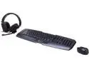 Genius GX-Gaming KMH 100 3-In-1 Gaming Set with Imperator Keyboard, Maurus Gaming Mouse and Lychas Headset Combo