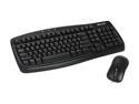 Microsoft CA9-00001 Black 103 Normal Keys 3 Function Keys PS/2 Standard Basic Keyboard and Mouse Mouse Included