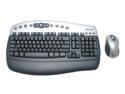 Microsoft N90-00076 Silver/Black 102 Normal Keys 17 Function Keys RF Wireless Standard Keyboard