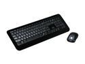 Microsoft Desktop 800 2LF-00001 Black USB RF Wireless Keyboard & Mouse