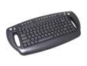 BTC 9019URF Black 87 Normal Keys 17 Function Keys RF Wireless Ergonomic Wireless Multimedia Keyboard with Dual Mode Joystick Mouse