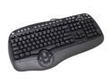 BTC 8190A Black 104 Normal Keys 32 Function Keys PS/2 Ergonomic Smart Office Keyboard