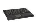 SolidTek KB-3962B-BT Black 89 Normal Keys Bluetooth Wireless Mini Keyboard with Touch-Pad Built-in