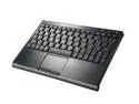 SolidTek KB-3462B-BT Black Bluetooth Wireless Super mini 6" x 9" Keyboard w/ Touchpad