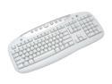 Logitech Office Pro 967452-0403 White 104 Normal Keys 7 Function Keys PS/2 Standard Keyboard