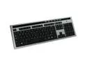 Logitech UltraX Silver/Black 104 Normal Keys 6 Function Keys USB Wired Standard Media Keyboard